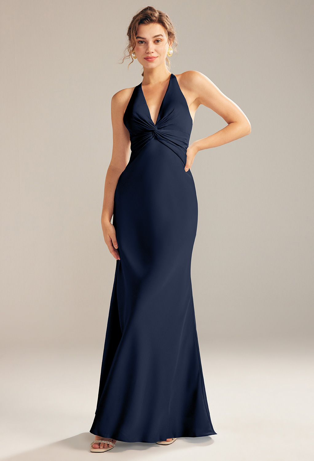 AW Largo Dark Navy  Spring Wedding Guest Dresses